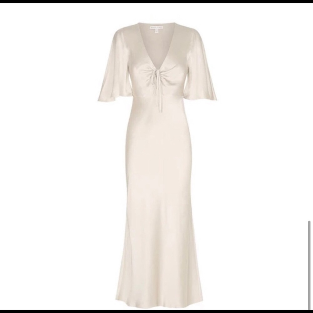 Shona Joy Silk white Dress